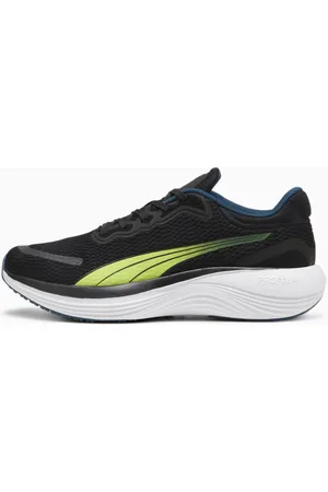 PUMA Scend Pro Running Shoes, Black/Lime Pow/Ocean Tropic, size 35,5, Shoes