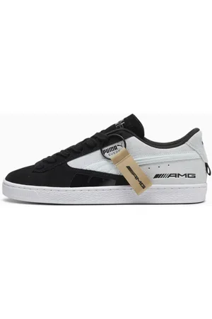 PUMA Amg Suede T Sneakers, Black/Dewdrop, size 39, Shoes