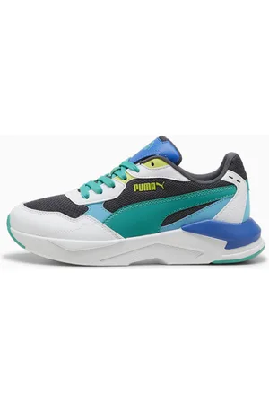 PUMA X-Ray Speed Lite Youth Trainers, Strongray/Sparkling Green/White, size 35,5, Shoes