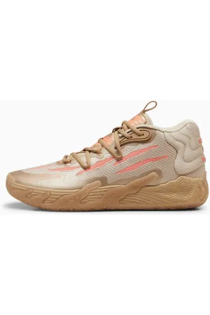 PUMA Mb.03 Cny Basketball Shoes, Gold/Peach Pes, size 42