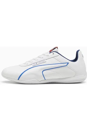 PUMA BMW M Motorsport Tune Cat Driving Shoes, White/Cool Cobalt, size 39