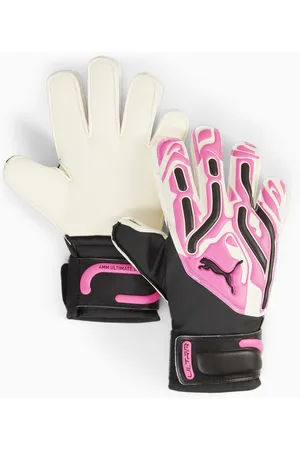 PUMA Ultra Match Protect Youth Goalkeeper Gloves, Poison Pink/White/Black, size 6, Accessories