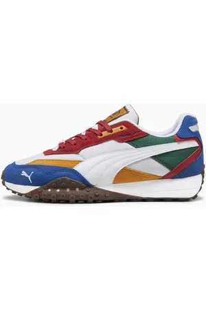 PUMA Blktop Rider Multicolor Sneakers, White/Club Red, size 35,5, Shoes
