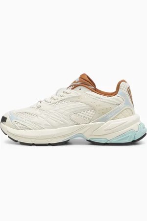 PUMA Velophasis Sneakers, Alpine Snow/Turquoise Surf, size 38, Shoes