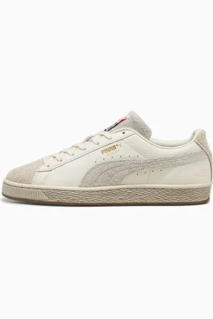 PUMA X Staple Suede Sneakers, Warm White/Alpine Snow, size 37,5, Shoes
