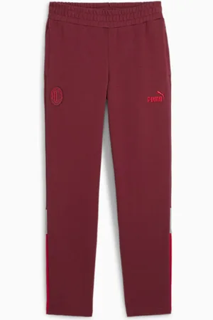 PUMA AC Milan Ftblarchive Youth Track Pants, Regal Red/Tango Red, size 116, Clothing