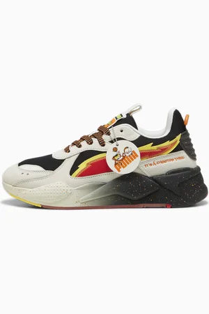 PUMA X Cheetos Rs-x Fh Sneakers, Warm White/Black/Yellow Blaze, size 44, Shoes