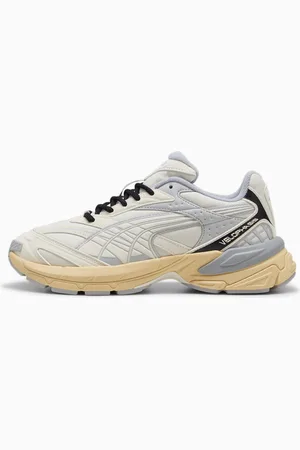 PUMA Velophasis Earth Sneakers, Alpine Snow/Putty, size 37, Shoes