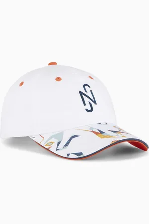 PUMA X Neymar Jr Baseball Cap, White/Hot Heat/Sun Stream, Accessories