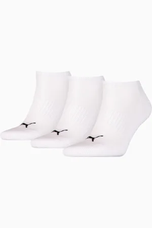 PUMA Unisex Cushioned Sneaker Trainer Socks 3 Pack, , size 35-38, Clothing