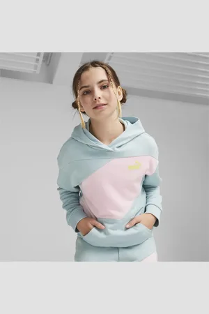 PUMA Power Colourblock Youth Hoodie, , size 128, Clothing