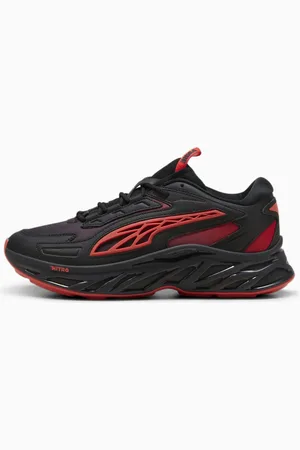 PUMA Exotek Nitro™ Energy Sneakers, Black/Active Red, size 39, Shoes