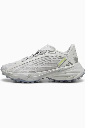 PUMA X Pleasures Spirex Sneakers, Glacial Grey/Cool Light Grey, size 36, Shoes