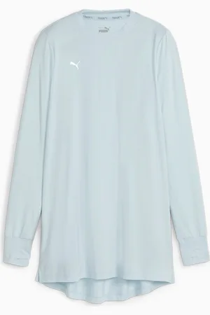PUMA Modest Activewear Long Sleeve Training T-Shirt Women, , size M, Clothing
