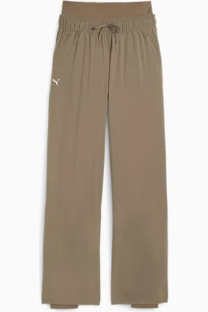 PUMA Modest Activewear Wide Leg Training Pants Women, , size L, Clothing
