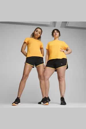 PUMA Run Favourite Velocity 3" Running Shorts Women, Black/W Sunstream, size 3XL, Clothing