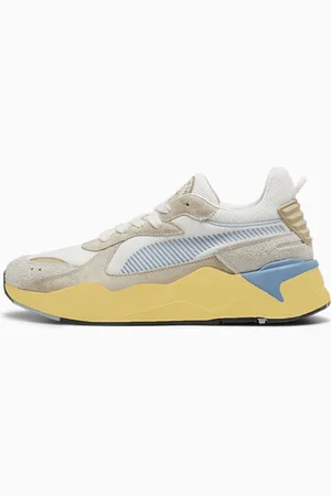PUMA X Palm Tree Crew Rs-x Sneakers, Frosted Ivory/Zen Blue, size 36, Shoes