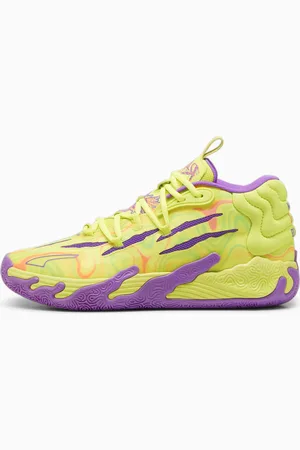 PUMA Mb.03 Spark Basketball Shoes, Yellow, size 42,5