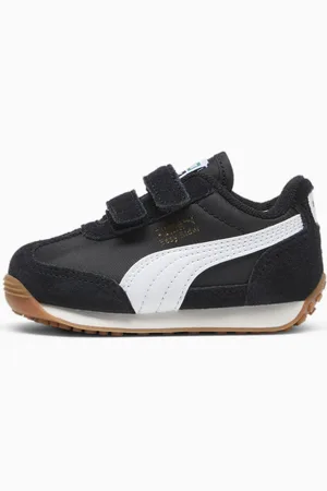 PUMA Easy Rider Vintage Sneakers Toddlers, Black/White, size 20, Shoes