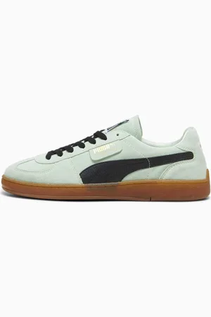 PUMA Super Team Suede Sneakers, Fresh Mint/White/Gum, size 40,5, Shoes