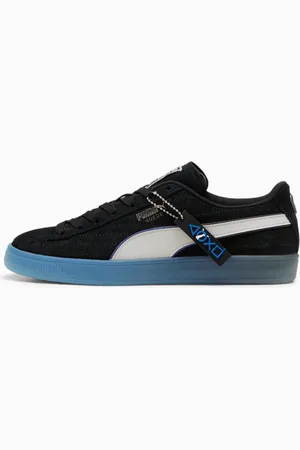PUMA X Playstation Suede Sneakers, Black/Glacial Grey, size 37,5, Shoes