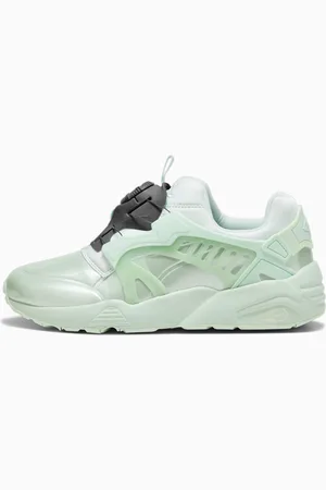 PUMA Disc Blaze Metal Sneakers, Green Illusion/Fresh Mint, size 36, Shoes