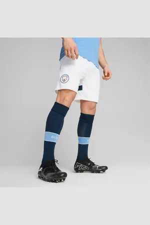 PUMA Manchester City 24/25 Shorts Men, White/Marine Blue, size 3XL, Clothing