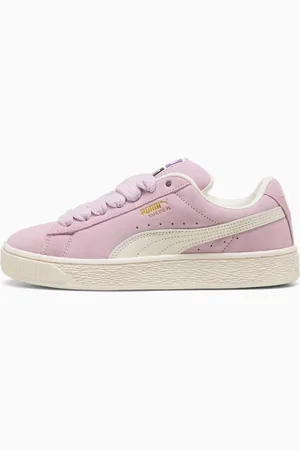 PUMA Suede Xl Sneakers Women, Grape Mist/Warm White, size 35,5, Shoes