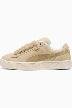 PUMA Suede Xl Sneakers Women, Putty/Warm White, size 35,5, Shoes
