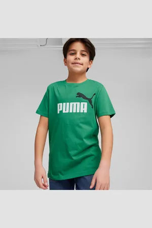 PUMA Essentials+ Two-Tone Logo T-Shirt Youth, , size 104, Clothing