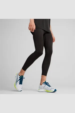 PUMA Formknit Seamless Long Training Tights Men, Black/White, size L, Clothing