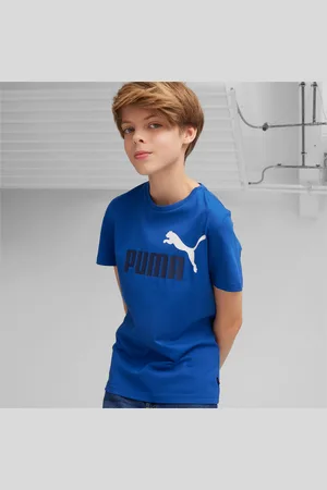 PUMA Essentials+ Two-Tone Logo T-Shirt Youth, , size 104, Clothing