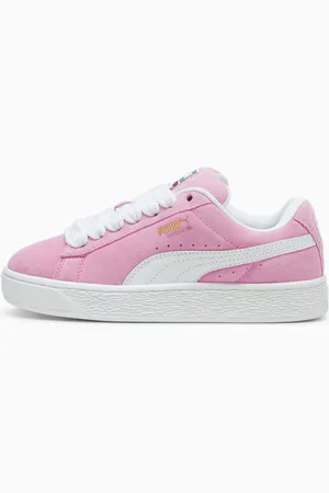 PUMA Suede Xl Youth Sneakers, Mauved Out/White, size 35,5, Shoes
