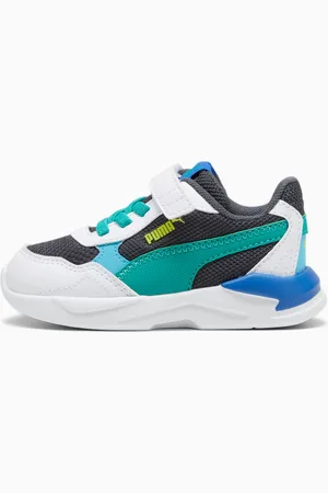 PUMA X-Ray Speed Lite AC Trainers Toddler, Strongray/Sparkling Green/White, size 21, Shoes