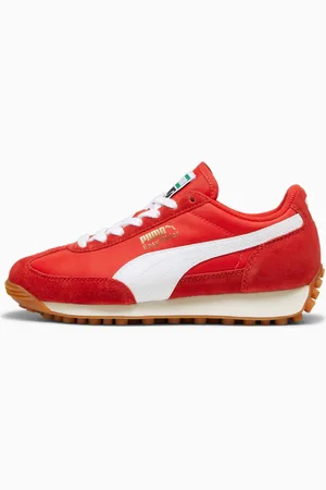 PUMA Easy Rider Vintage Sneakers Youth, Red/White, size 35,5, Shoes