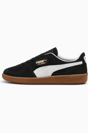 PUMA Palermo Sneakers Unisex, Black/White, size 40, Shoes