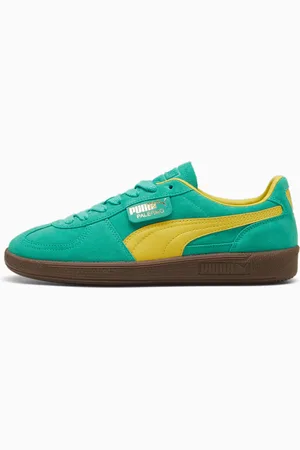 PUMA Palermo Sneakers Unisex, Jade Frost/Fresh Pear/Gum, size 37, Shoes