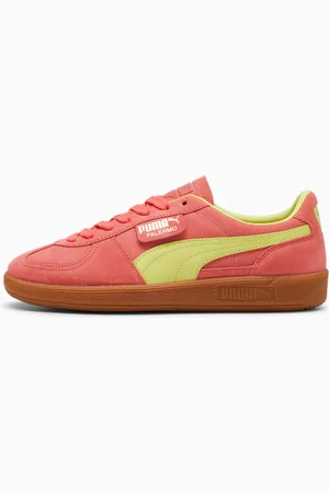 PUMA Palermo Sneakers Unisex, Salmon/Lime Sheen/Gum, size 37, Shoes