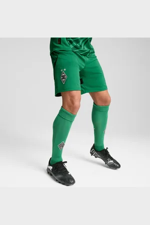 PUMA Borussia MÃ¶nchengladbach 24/25 Shorts Men, Archive Green/Black, size L, Clothing