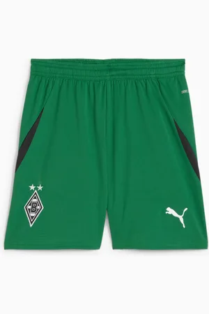 PUMA Borussia MÃ¶nchengladbach 24/25 Shorts Youth, Archive Green/Black, size 116, Clothing