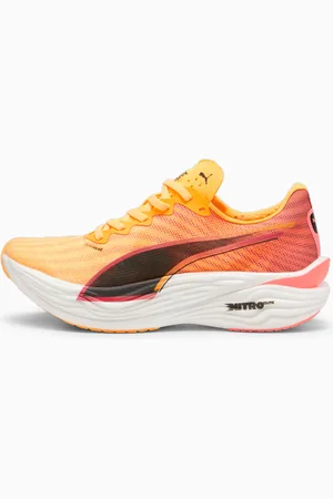 PUMA Deviate Nitroâ¢ Elite 3 Running Shoes Women, Sun Stream/Sunset Glow, size 35,5, Shoes