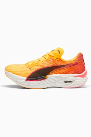 PUMA Deviate Nitroâ¢ Elite 3 Running Shoes Men, Sun Stream/Sunset Glow, size 39, Shoes