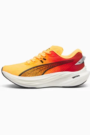 PUMA Deviate Nitroâ¢ 3 Running Shoes Women, Sun Stream/Sunset Glow/White, size 36, Shoes