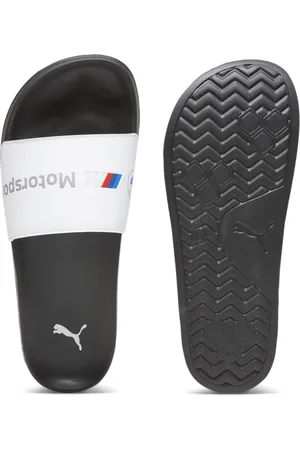 PUMA BMW M Motorsport Logo Leadcat 2.0 Motorsport Slides, White, Size 39, Shoes