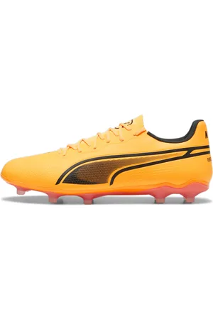 PUMA KING PRO FG/AG Football Boots, Orange, Size 39, Shoes