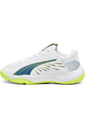 PUMA Accelerate Youth Indoor Sport Shoes, White, Size 37.5, Shoes