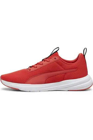 PUMA Rickie Runner Youth Sneakers, Red, Size 35.5, Shoes