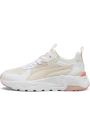 PUMA Trinity Lite Sneakers Youth, Beige, Size 37, Shoes