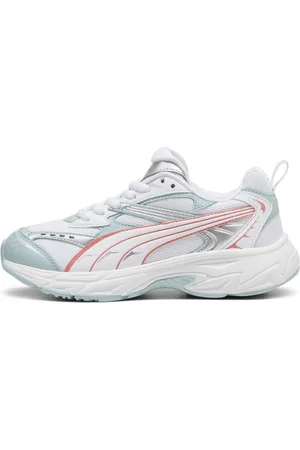 PUMA Morphic Techie Youth Sneakers, White, Size 35.5, Shoes