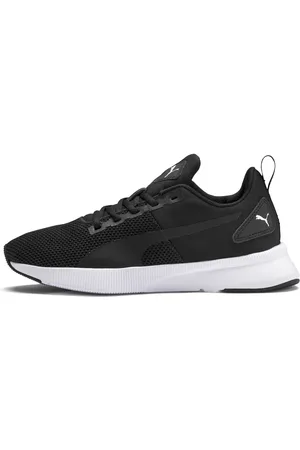 PUMA Flyer Runner Youth Trainers, Black, Size 38, Shoes